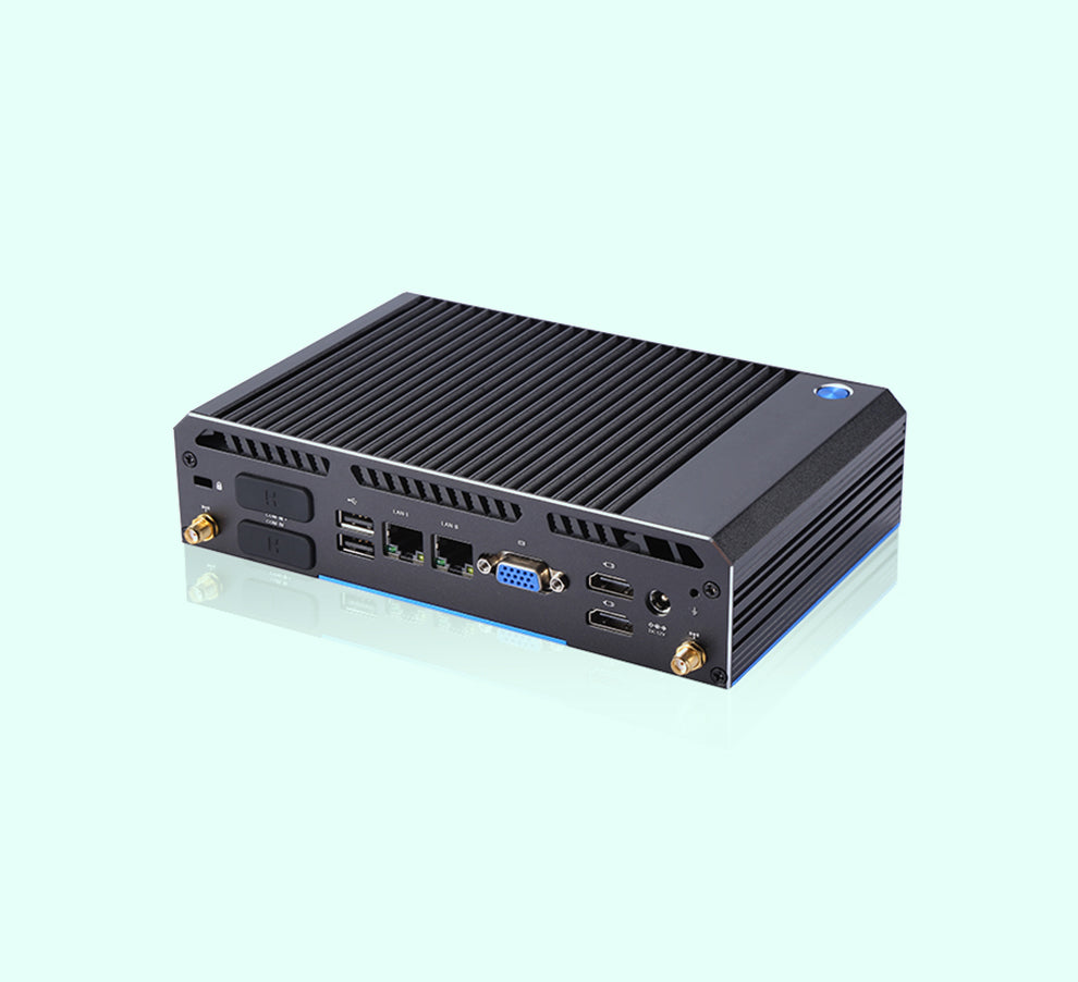 Din Rail Industrial Fanless Mini PC